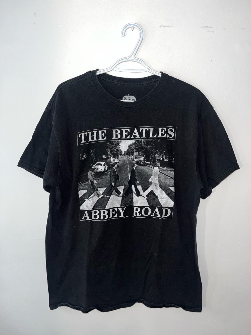 Hot Topic Black Beatles Abbey Road Graphic Tee